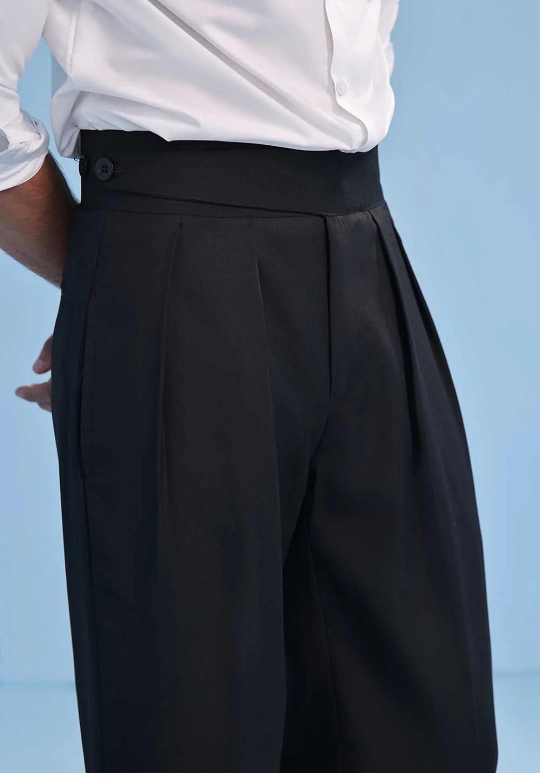 Black Gurkha pant